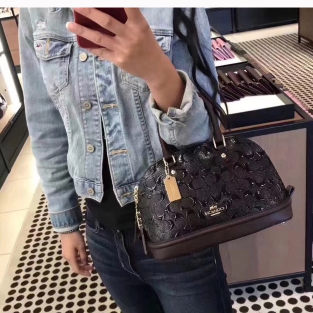 🌸🎆coach Sierra set🎆oxblood /Satchel/crossbody - Picture 7 of 8